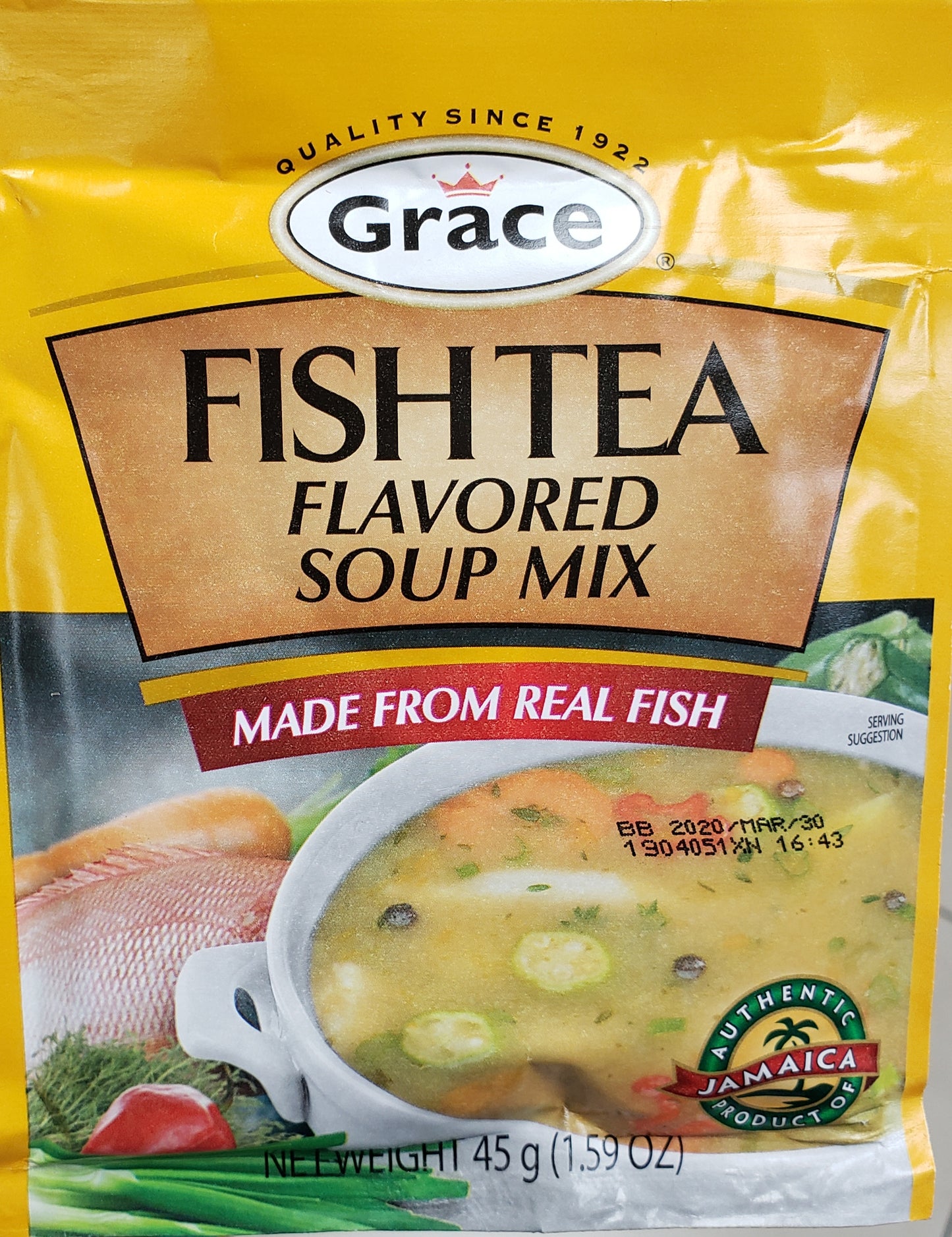 Grace Fish Tea Soup Mix 45g (pk3)