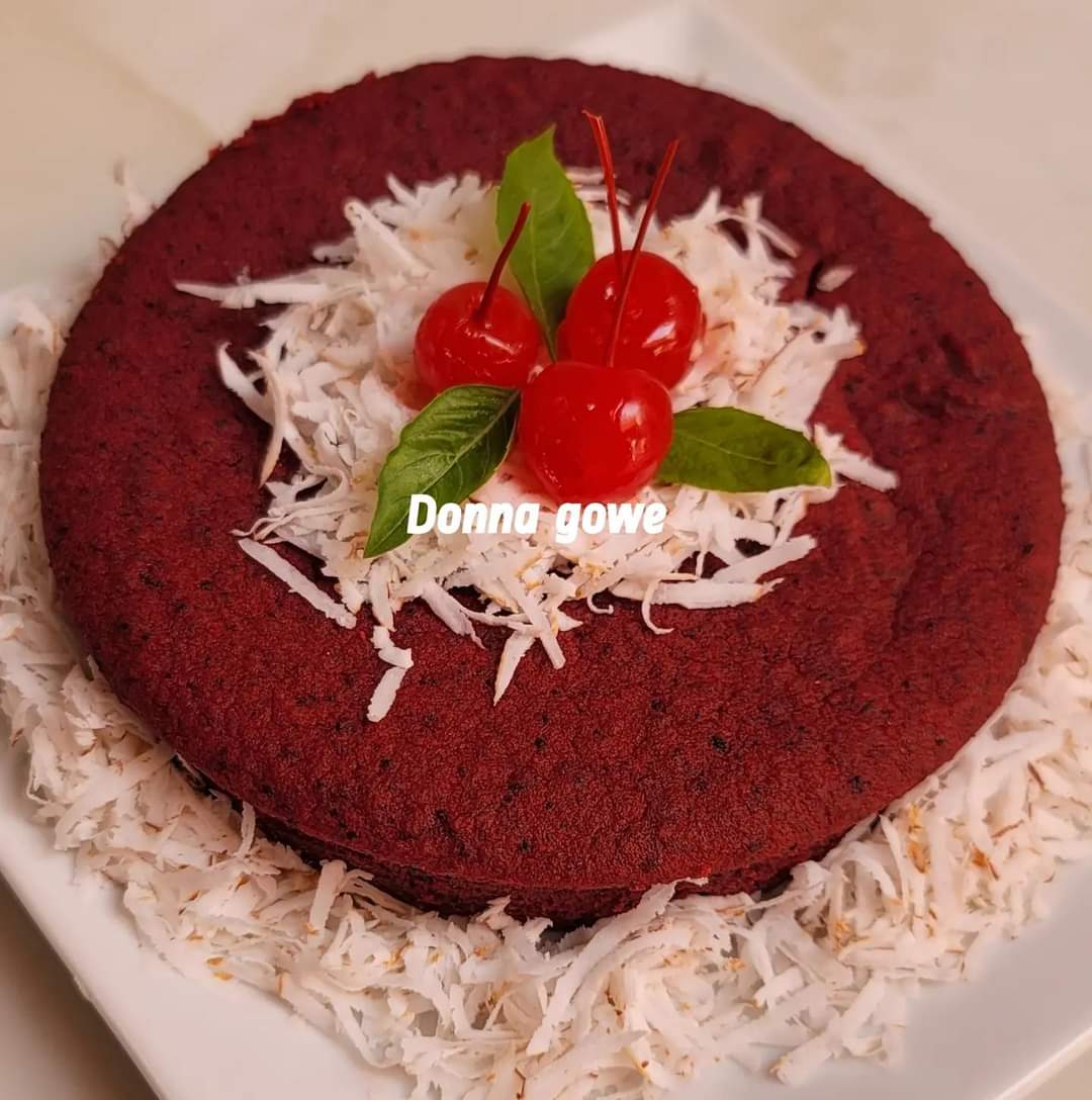 Nyam Bad Double Decker (Sorrel & Coconut) Fruit Cake 1lb - Donna Gowe (DHL SHIPPING REQUIRED)