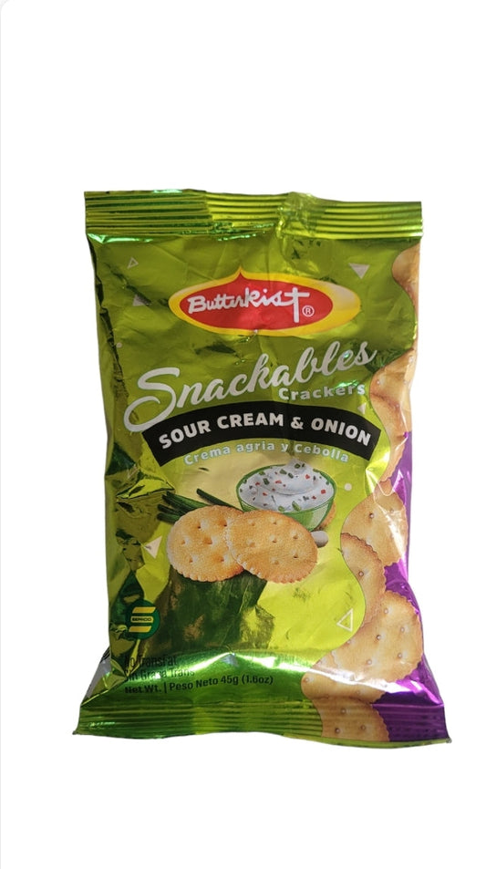 Snackables Sour Cream & Onion (pk3) 45g