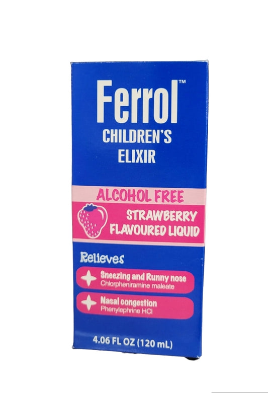 Ferrol Elixir Children-Strawberry- 120mL