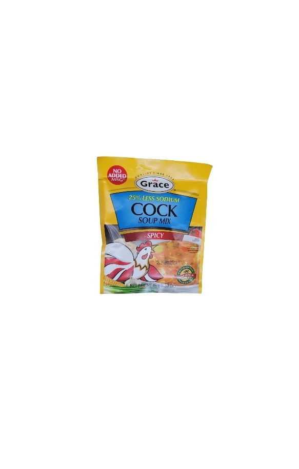 Grace Cock Soup Mix 25% Less Sodium (pk3) 45g