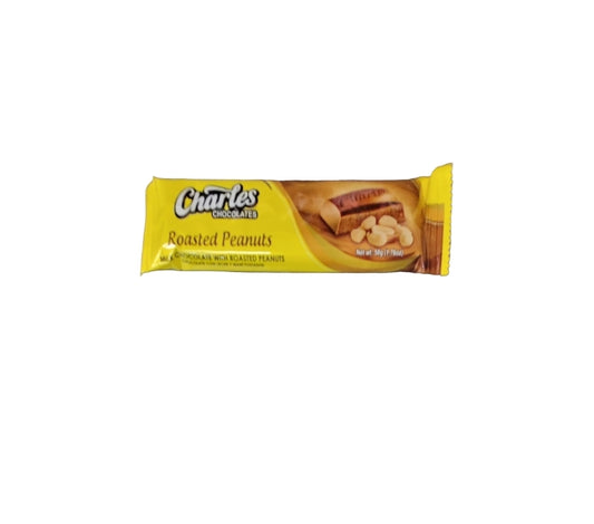 Charles Chocolate- Roasted Peanut- 50g (pk3)