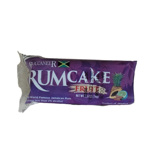 Buccaneer Rum Cake Fruit 74g (pk3)