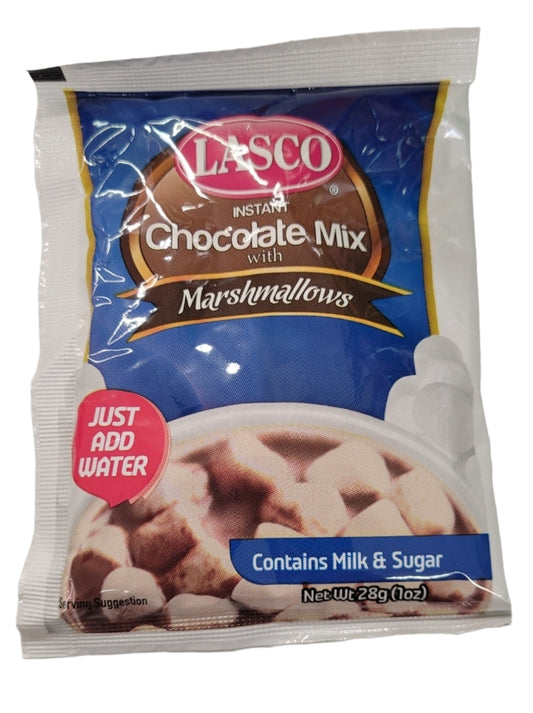Lasco Instant Chocolate Mix with Marshmallows 28g (pk6)