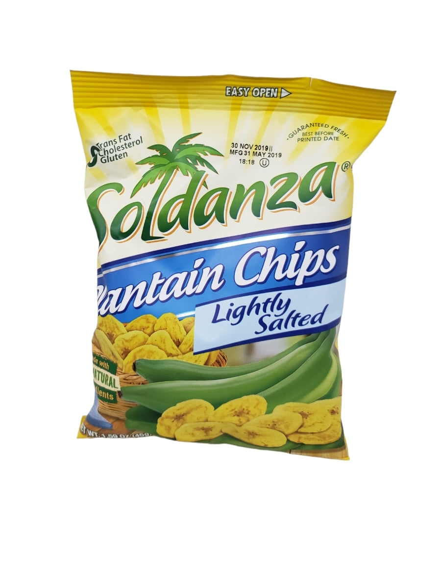 Soldanza Plantain Chips -  (pk2) 45g