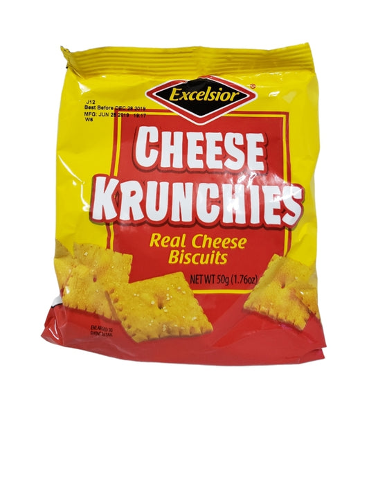 Cheese Krunchies Biscuits 50g (pk3)