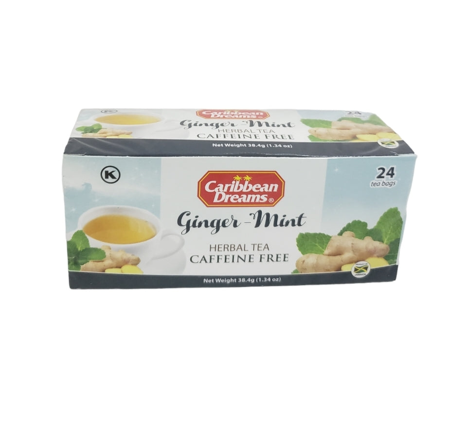 Tea - Ginger Mint Tea Bag 38.4g Caibbean Dreams