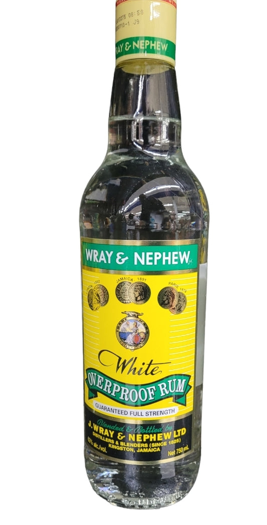 Wray & Nephew White Overproof Rum 750mL