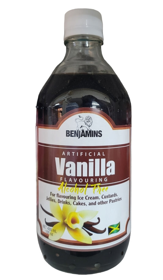 Vanilla Alcohol Free - Benjamins- 480mL