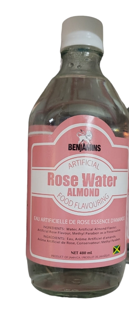 Rose Water Almond - Benjamins - 480mL