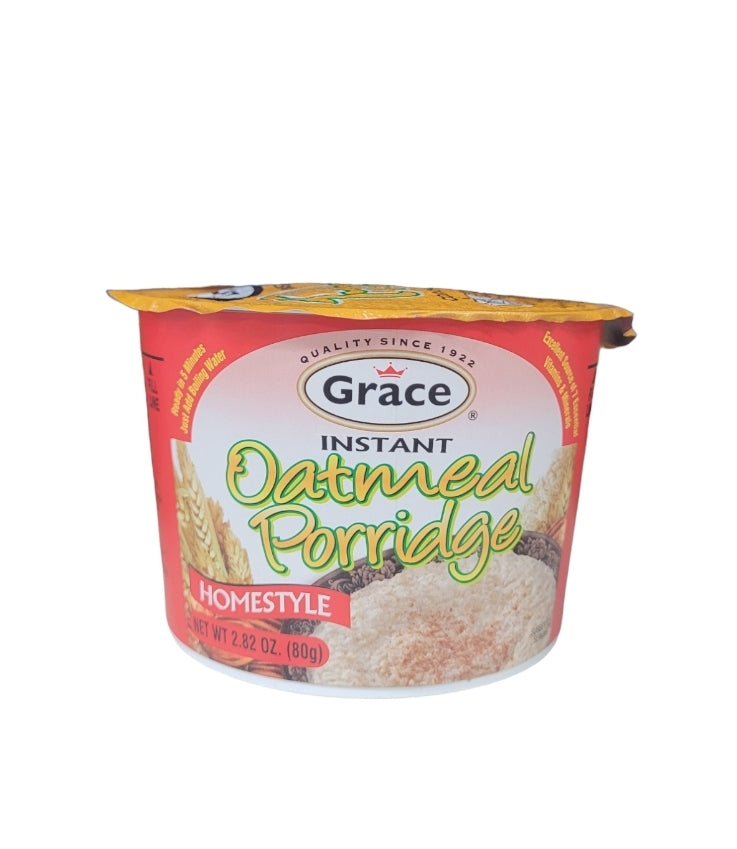 Grace Instant Oatmeal Homestyle Porridge 80g (pk2)